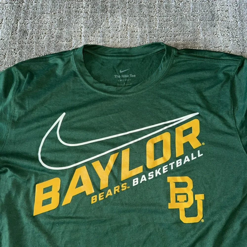 NWT Men's Nike Dri-Fit Tshirt -- Baylor Bears -- Large NCAA - Picture 2 of 3